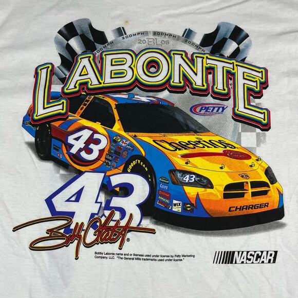 Vintage  NASCAR Cheerios Racing Car Tee T Shirt Men’s Sz L Preowned - Picture 2 of 8